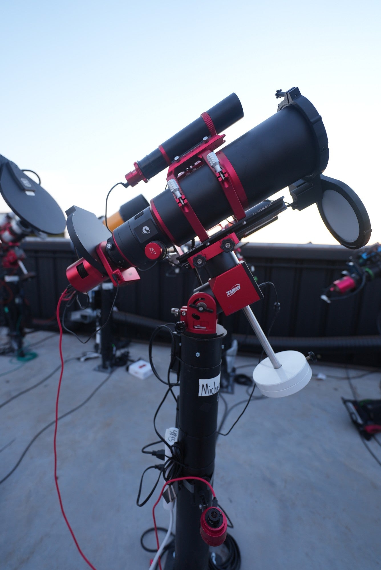 A member's remote telescope setup on a Starfront pier